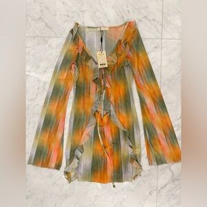 Vibrant Multicolor Mini Dress